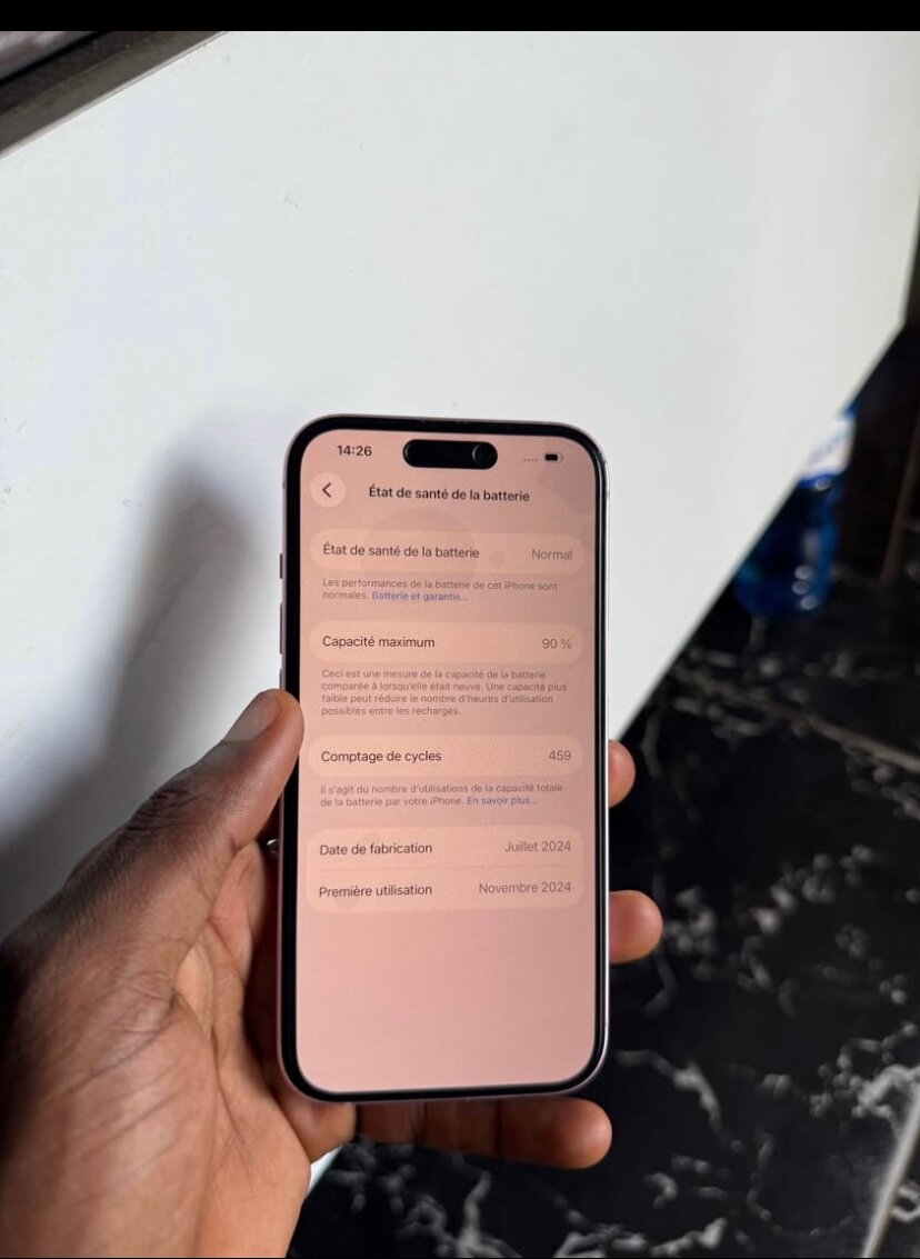 iPhone rose élégant