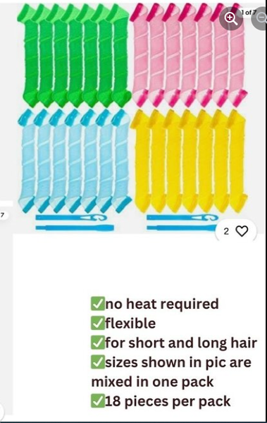 spiral hair curlers