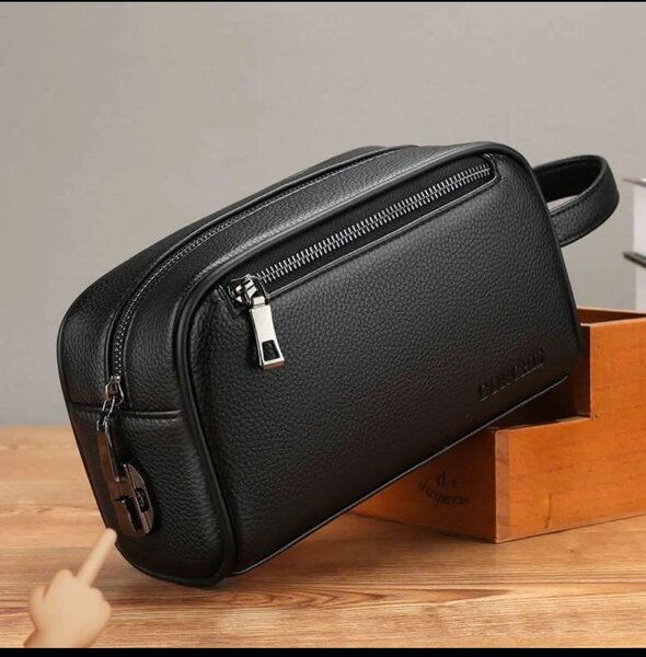 Pochette ceinture en cuir élégante