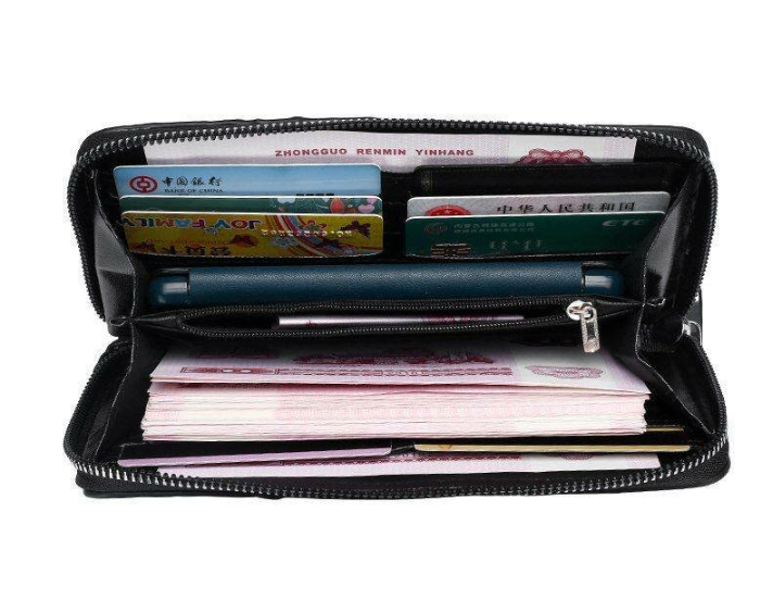 Pochette cuir élégant homme