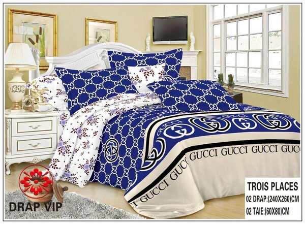 Parure de Lit Luxe 3 Pièces