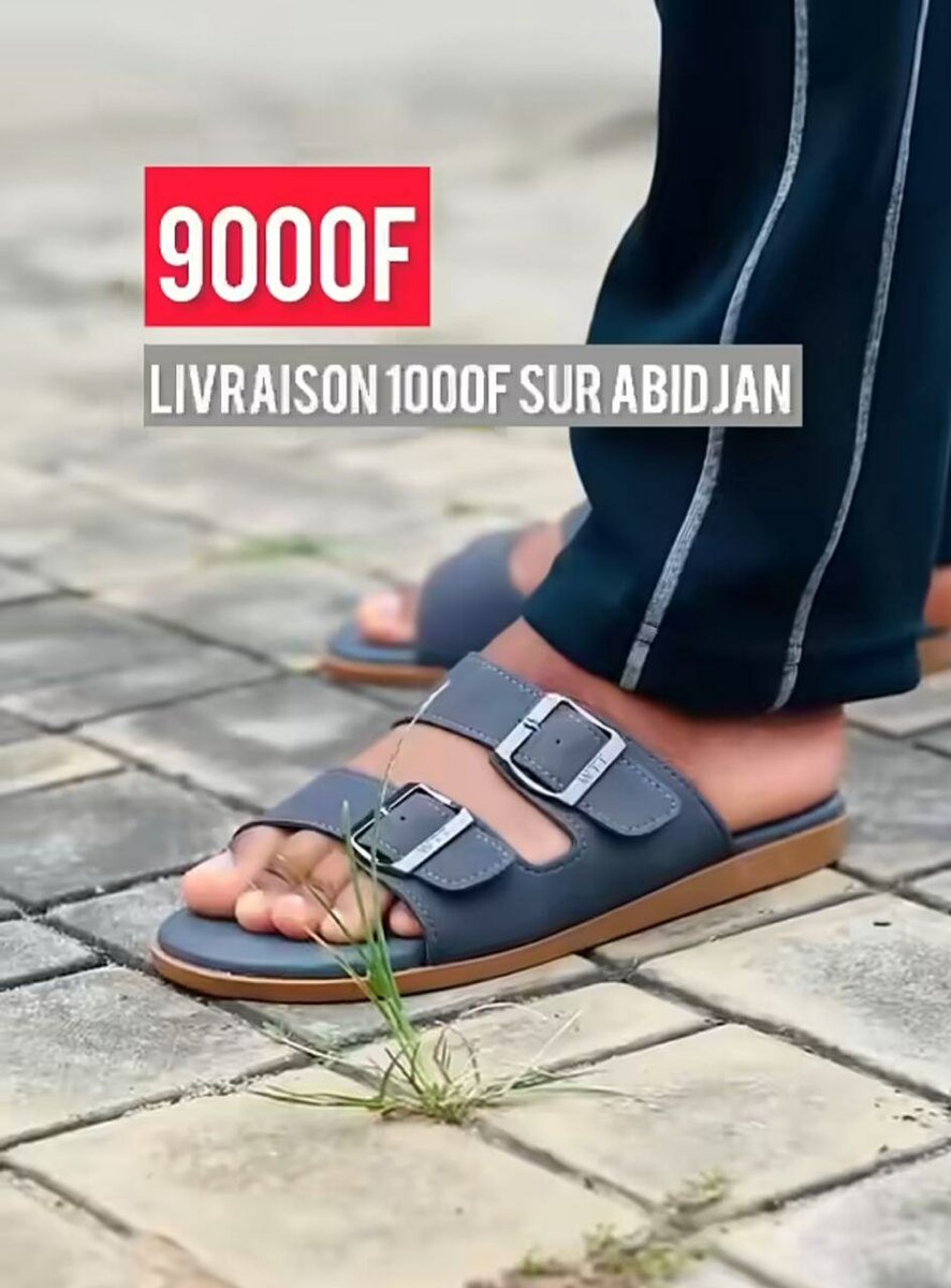 Sandales à Boucles Homme