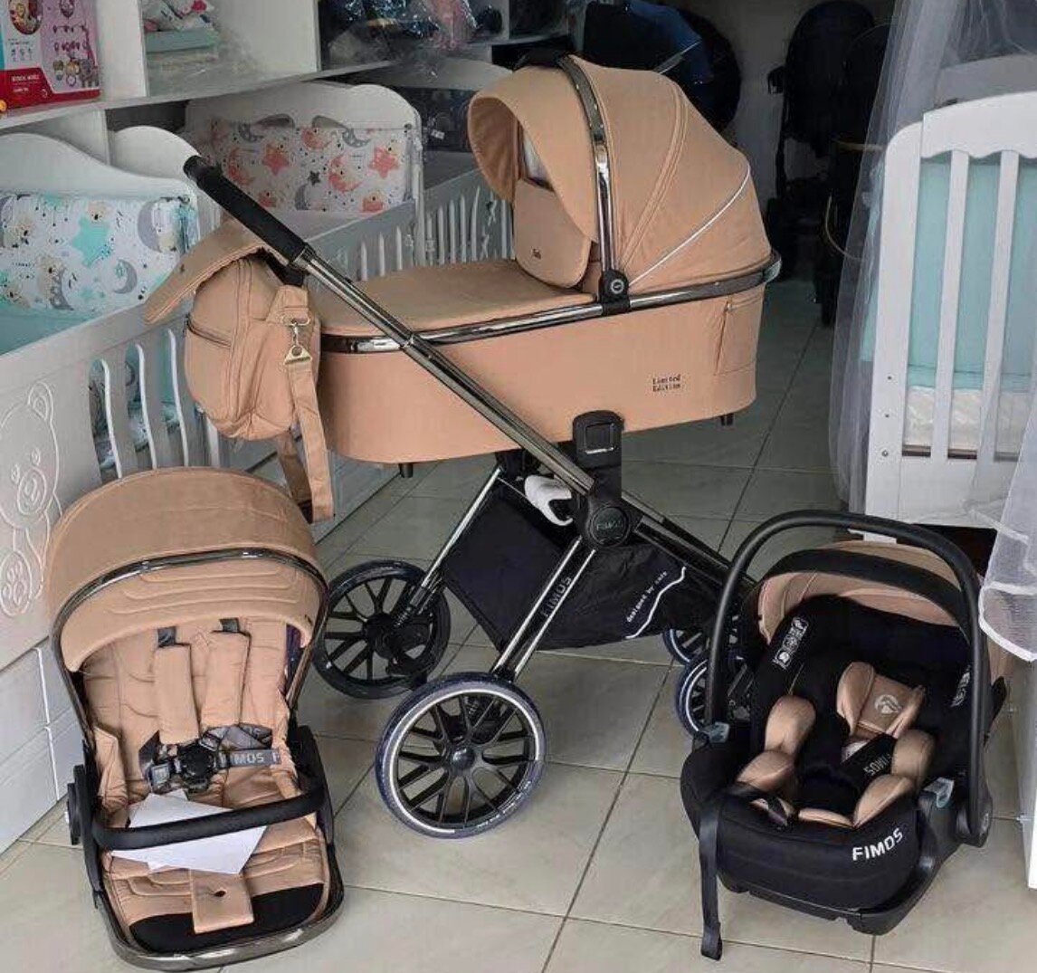 Poussette Bébé 3 en 1 Design Confort