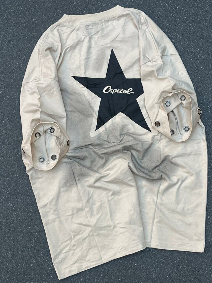 T-shirt oversize Capitol imprimé