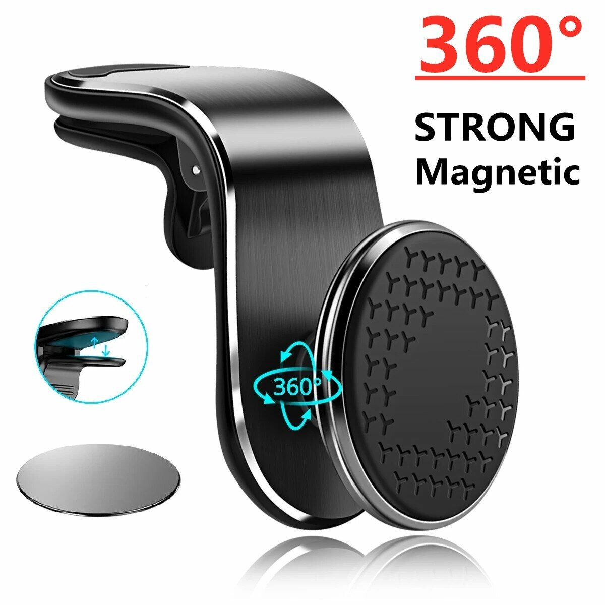 Magnetic Phone Holder for Car 360° Rotatable