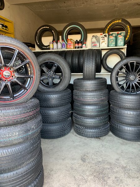 Different tyre sizes