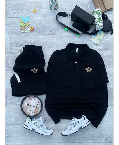 Tenue décontractée noire homme