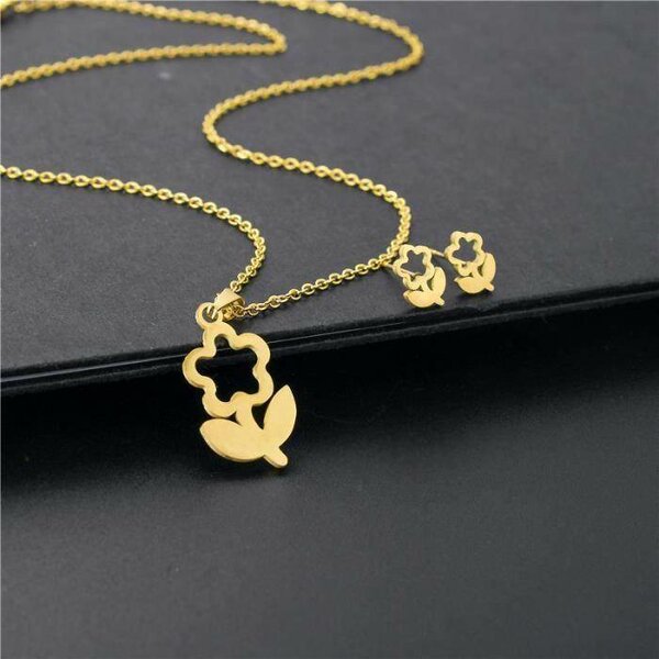 Parure Papillon Acier Inoxydable