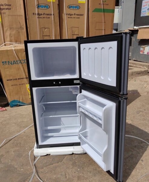 Table top double door pearl refrigerator