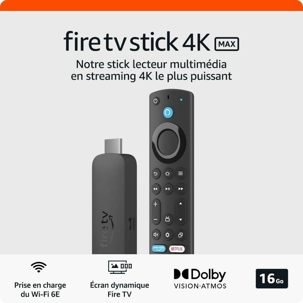 Fire TV Stick 4K Max Wi-Fi 6E