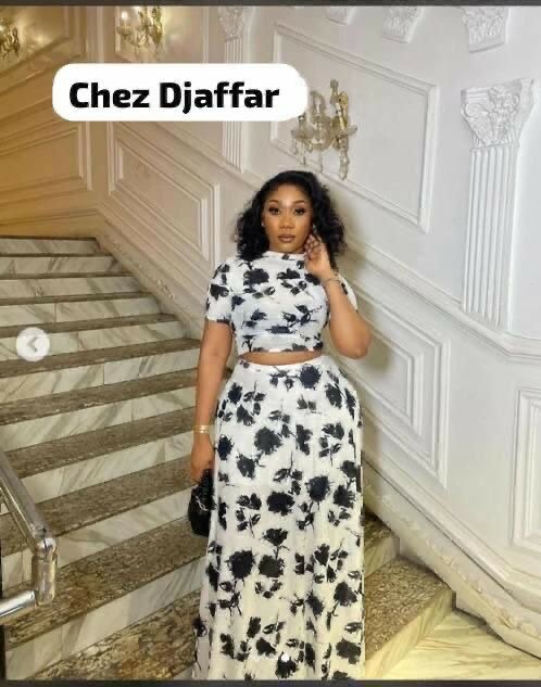 Robe élégante florale femme