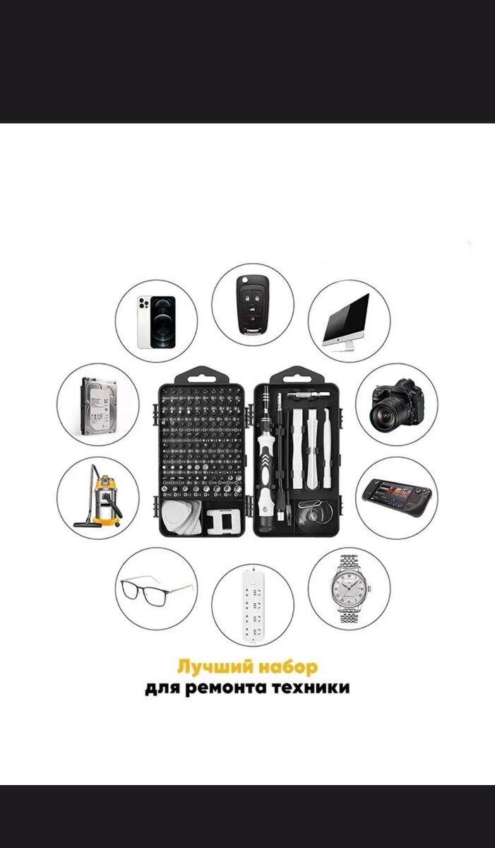 Набор отверток 117в1