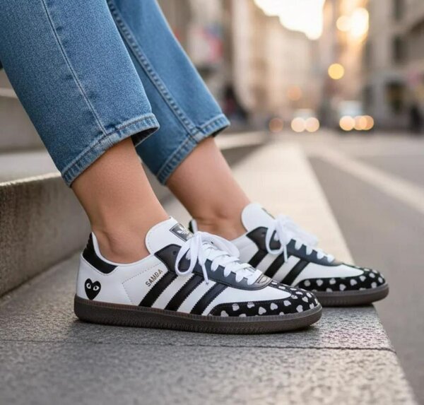 Sneakers tendance noir et blanc