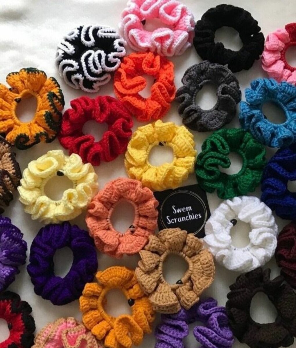 Chouchou Tricoté Coloré