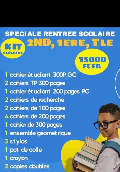 Kit Scolaire Complet Lycée