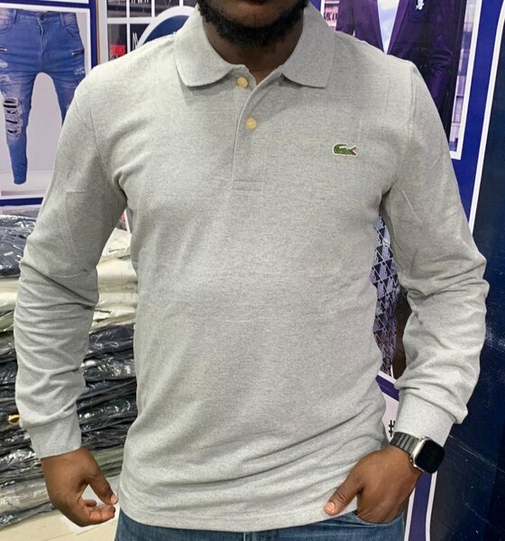 Polo à manches longues homme