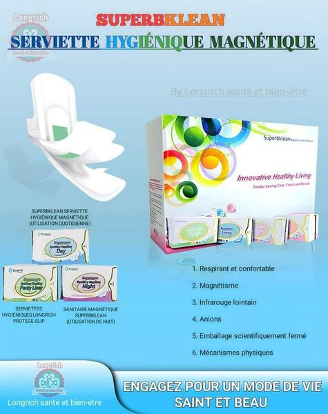 Serviette Hygiénique Magnétique