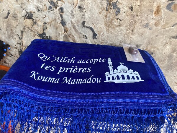 Tapis de prière personnalisé