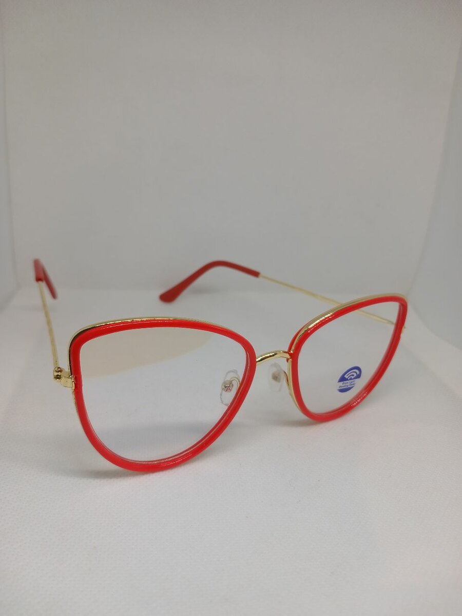 Red frame sunglasses