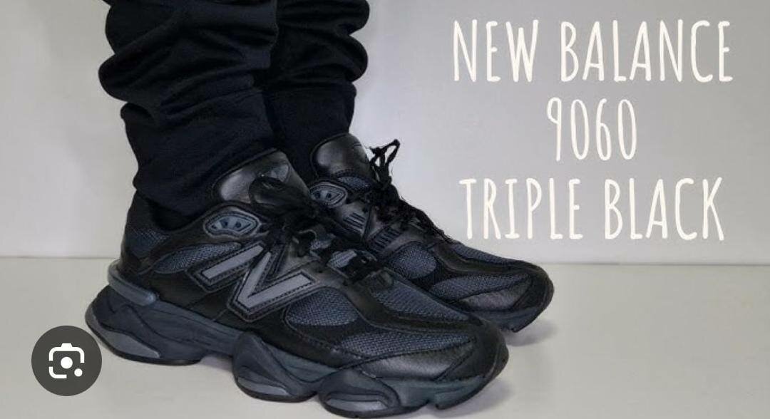 New Balance 9060 Triple Noir