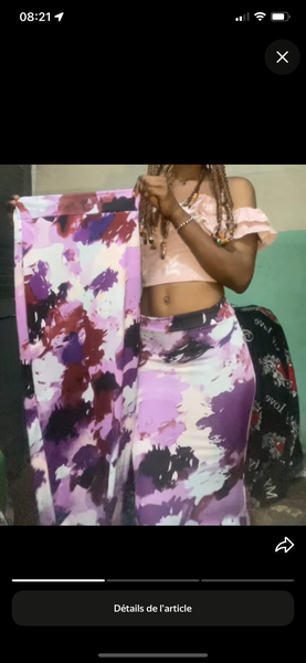 Jupe Maxi Imprimée Éclatante