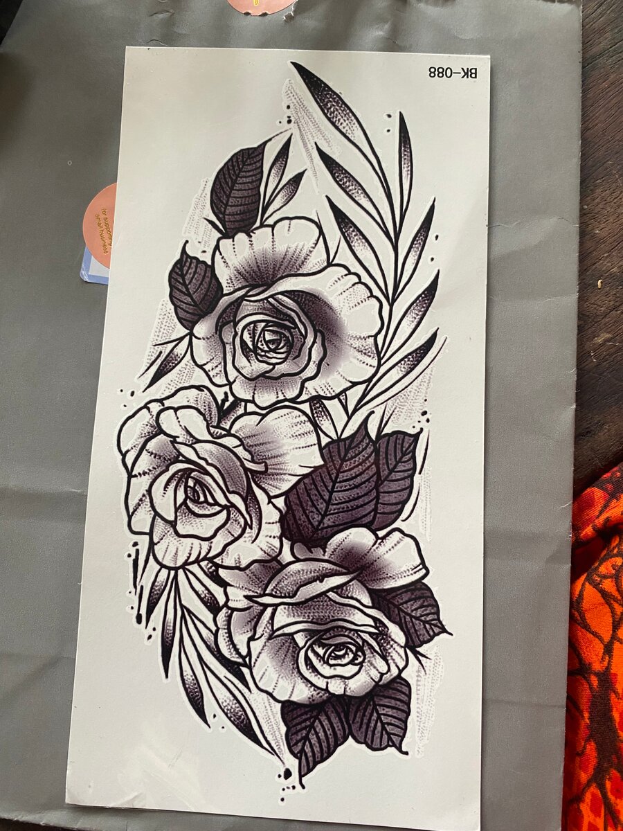 Tatouages temporaires fleuris