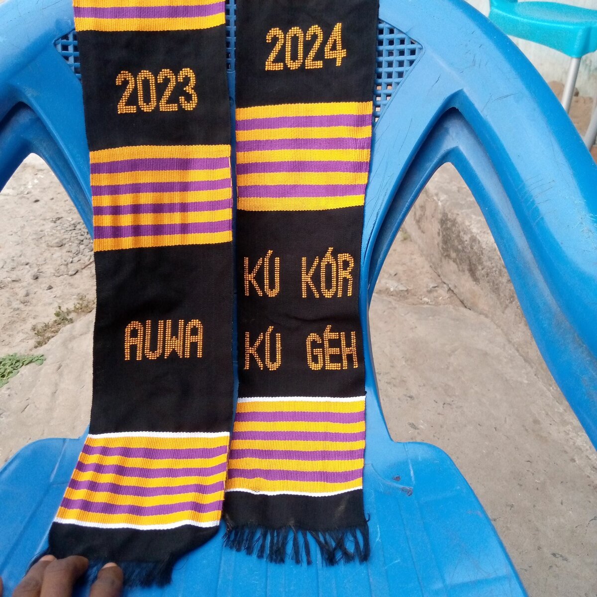 Kente sashes