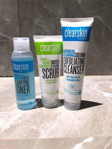Toner , cleanser and body scrub