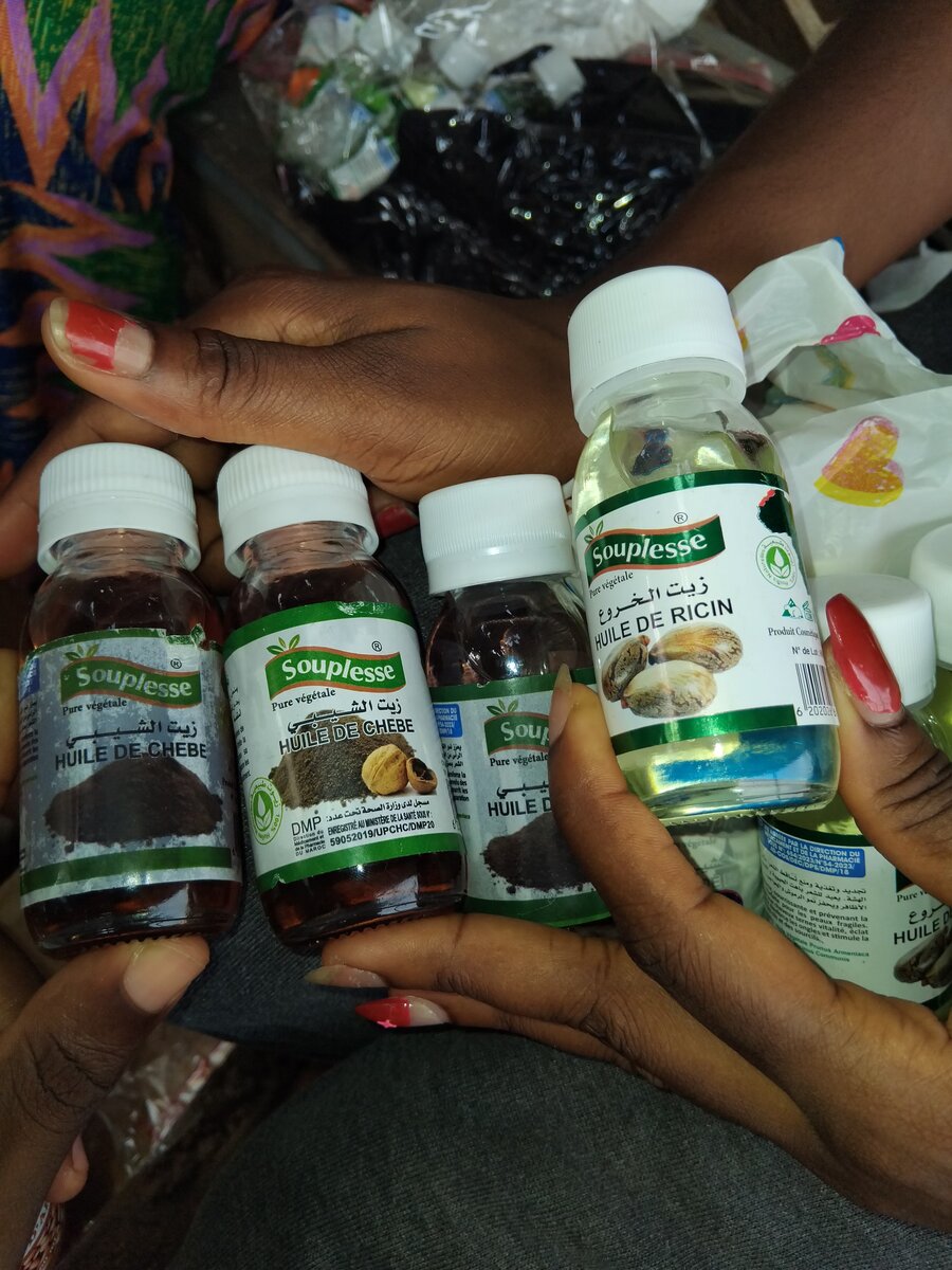 Huiles pour Cheveux et corps