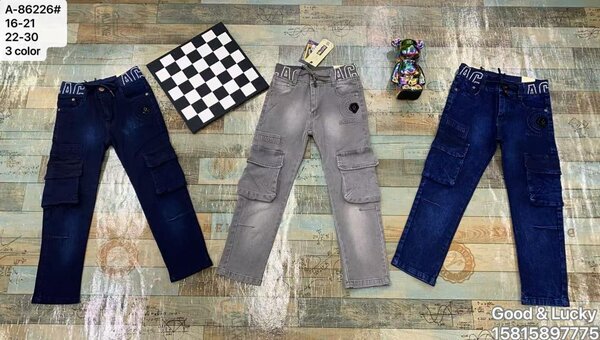 Jeans cargo pour garçons