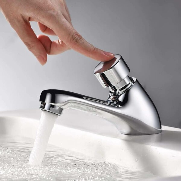 Automatic press Push Wash-hand basin water tap