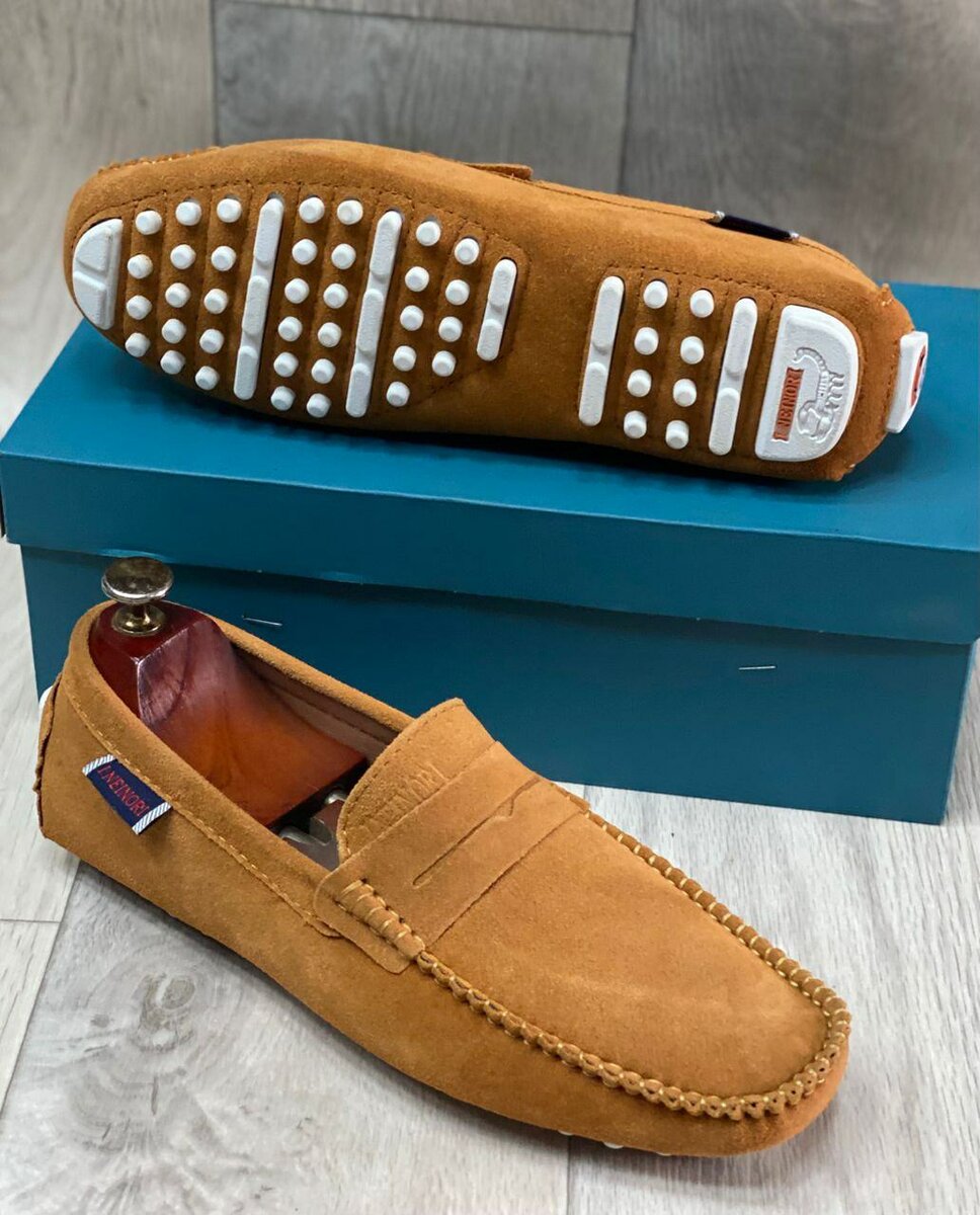 Mocassins en daim élégant
