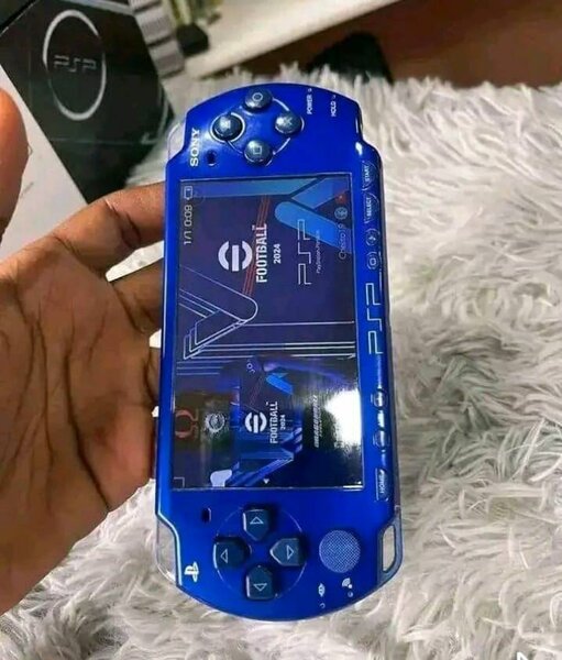 Console portable PSP bleue