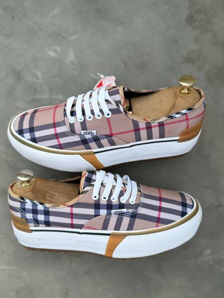 Baskets à Carreaux Style Décontracté