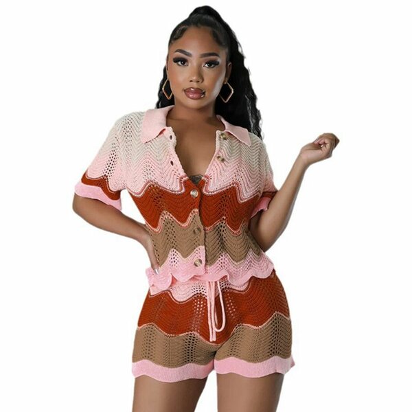 Ensemble crochet coloré tendance