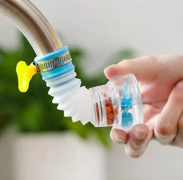 ROBINET EXTENSIBLE FILTRE ANTI-ECLABOUSSURES