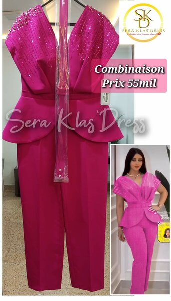 Combinaison Rose Éclatante