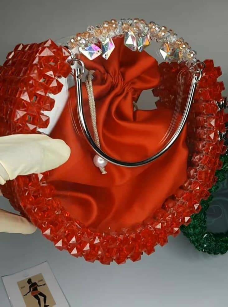 Sac en perles caviar