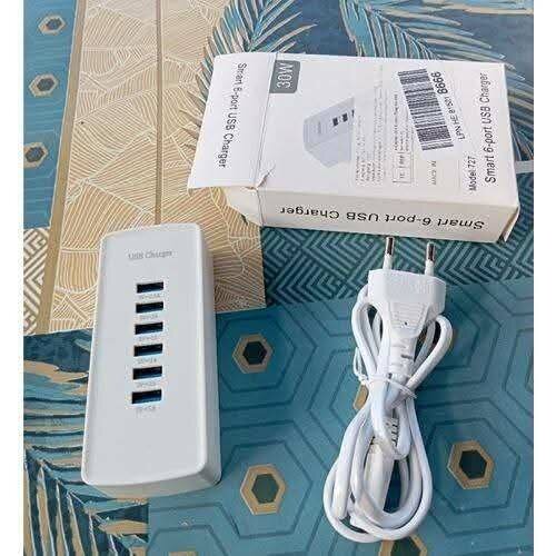 Chargeur USB Intelligent à 6 Ports (30W)  Modèle :727