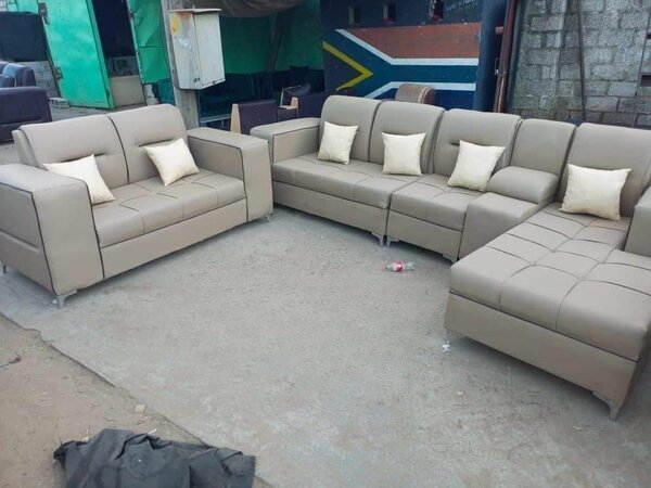 Box Type Leather sofa sets