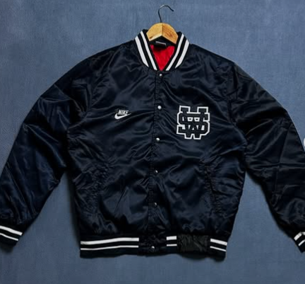 Nike street wear varsity jacket size: M