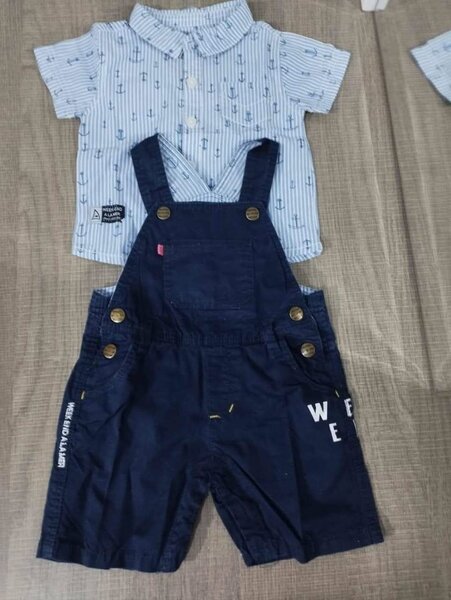 Ensemble Garçon Chemise et Salopette