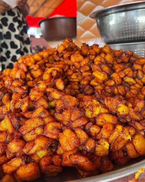 Délices de bananes plantain frits