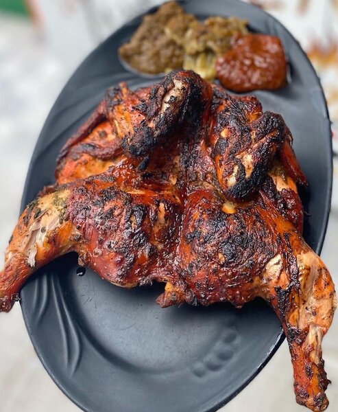 Poulet braisé savoureux