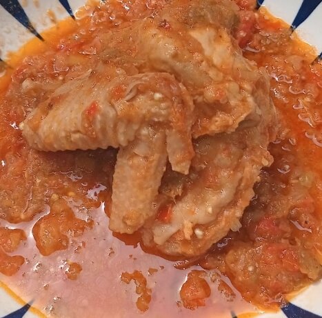 Kédjenou de poulet pondeuse