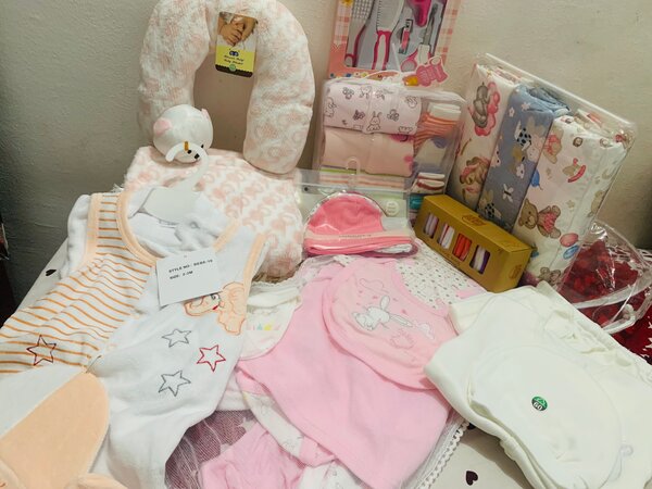 Ensemble nouveau-né coton doux