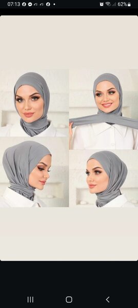 Foulard chic gris
