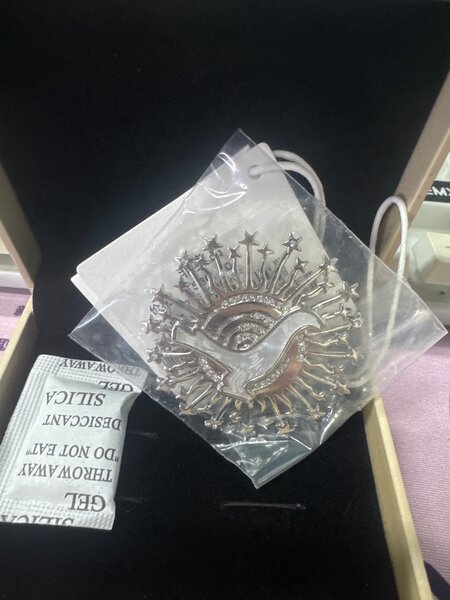 创意银色吊饰车挂