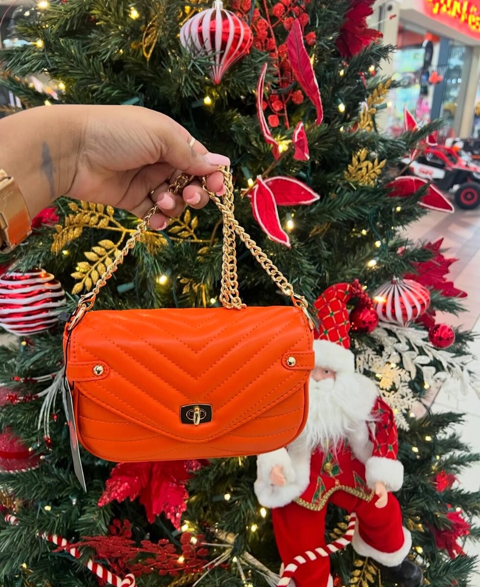 Orange handbag