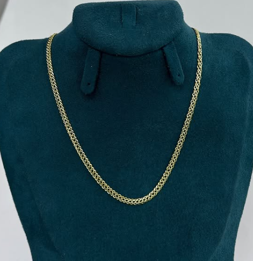 Позолоченные цепочки с пробой 585